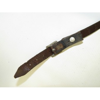 Early period made leather chinstrap. Espenlaub militaria